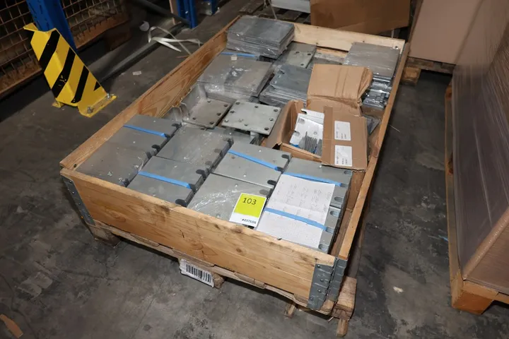 Bleche Unterlegplatten Regalständer ohne Palette